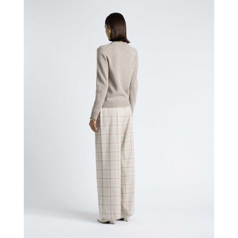 Cue Merino Cashmere Blend Mock Neck Knit image number 1
